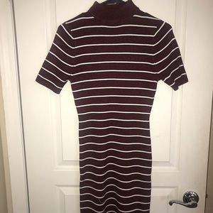 Knit, turtleneck dress